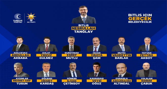 Bitlis'te AK Parti Aday Tanıtım Programı Düzenlendi